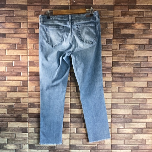 Women’s EUC Kut From The Kloth Cropped Straight Leg Jeans Size 10 - Picture 2 of 9